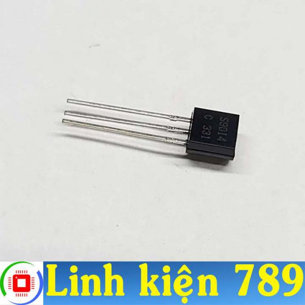 S9014 Transistor NPN 0.5A 40V TO-92 (3 con)